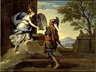 ルネ＝アントワーヌ・ウアス『ペルセウスに盾を貸し与えたアテナ』（1697年） ベルサイユ宮殿所蔵