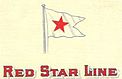 Drapeau de la Red Star Line.