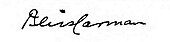 signature de Bliss Carman