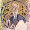 St Theodore Studite, mosaic from the Nea Moni monastery.