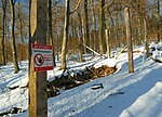 abgesperrtes Mundloch des Teufelskammerstollen