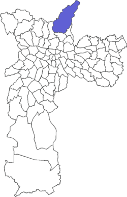 Location in the city of São Paulo