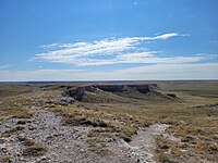 View of the park from the Daemonelix Trail