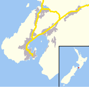 Ngauranga is located in New Zealand Wellington