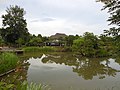 公園内に復元されたくど造り民家（佐賀県神埼市）