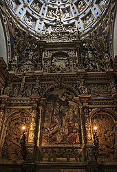 Part of the altar