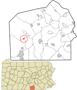 Location in Adams County and the U.S. state of Pennsylvania.