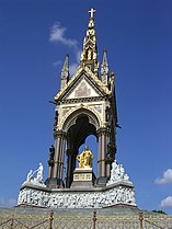 Albert Memorial (1875) George Gilbert Scott, uno stravagante esempio di alto gotico vittoriano.