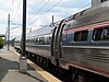 Amfleet I coaches at Kingston station (Rhode Island)