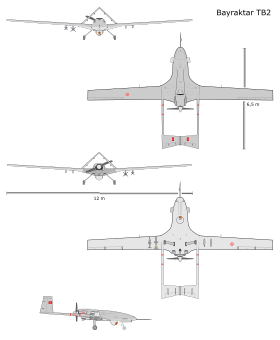 vue en plan de l’avion