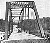 Steel Bridge over the Dead River in 1922