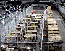 46 pallets of ballots at the beginning of the audit