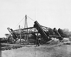 18 July 1887: The start of the erection of the metalwork