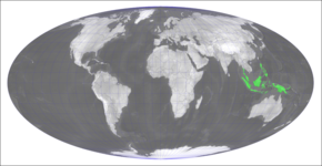 Description de l'image Crepidomanes brevipes distribution.png.