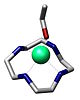 Crystal structure of a Zn(II)-cyclen-ethanol dication.[5]