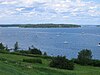 View of Casco Bay from the Eastern Promenade Park