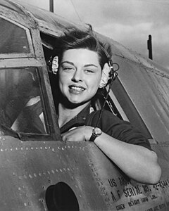 Women Airforce Service Pilot, by the United States Department of the Air Force (restored by Hohum and Bammesk)