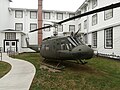 Huey Helicopter in courtyard