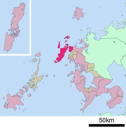 Location of Hirado