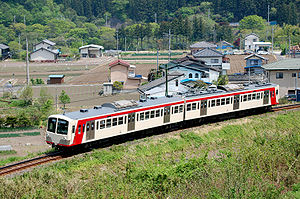 上信線を走る500形電車（2006年）