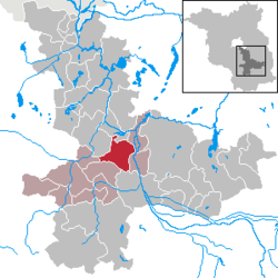 Krausnick-Groß Wasserburg – Mappa