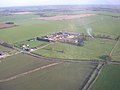 Laughton Manor Farm from the air