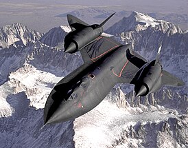 SR-71B Blackbird в тренировочном полёте