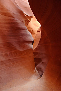 Sandstone, Lower Antelope Canyon, Arizona, USA
