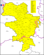 Mappa della diocesi