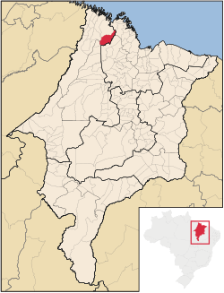 Localização de Turilândia no Maranhão