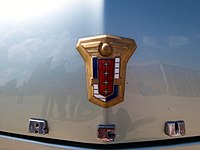 trunklid badge, 1951 Mercury