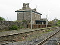 The closed Multyfarnham railway station, now a private dwelling