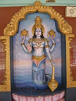 Narayana Tirumala神庙（印地語：श्री वेंकटेश्वर मंदिर, नारायण तिरुमल）的雕塑