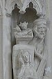 Nativité sur colonne du chœur de la basilique.