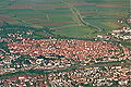 Vista aerea di Nördlingen, visibile nella scena finale del Wonka-ascensore.