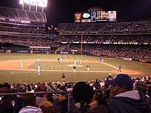 Overstock.com Coliseum during a baseball game