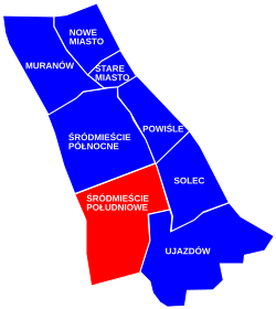 The location of the City Information System of the South Downtown in the district of Downtown.