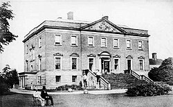 Radbourne Hall in the 1860s