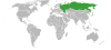 Location map for Russia and Slovakia.