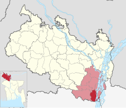 Location of Saghata