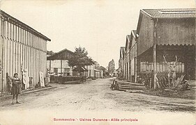 Usine Durenne: allée principale.