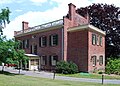 Rear elevation of the mansion