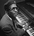 Image 10 Thelonious Monk Photograph credit: William P. Gottlieb; restored by Adam Cuerden Thelonious Monk (October 10, 1917 – February 17, 1982) was an American jazz pianist and composer, and the second-most-recorded jazz composer after Duke Ellington. He had a unique improvisational style and famously remarked, "The piano ain't got no wrong notes". He made numerous contributions to the standard jazz repertoire, including "'Round Midnight", and a wide range of other compositions. He was renowned for a distinctive dress style, which included suits, hats, and sunglasses. He had disappeared from the scene by the mid-1970s and made only a few appearances during the final decade of his life. This 1947 photograph of Monk was taken by the American photographer William P. Gottlieb in Minton's Playhouse, a jazz club in New York. More selected pictures