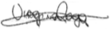 Signature de Virginia Raggi