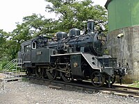 若桜鉄道で動態保存に向けて活動が進められているC12 167、2011年