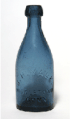 Pontiled soda or beer "blobtop" bottle, circa 1855