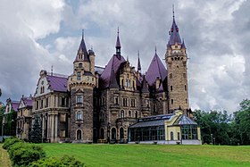Moszna Castle, local attraction
