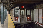4 train leaving the station