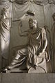 Italia turrita places the Iron Crown on Napoleon's head. Originally intended for the Arco della Pace in Milan, this high relief is preserved in the entrance hall of the secondary entrance of Palazzo di Brera.