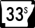 Highway 33S marker